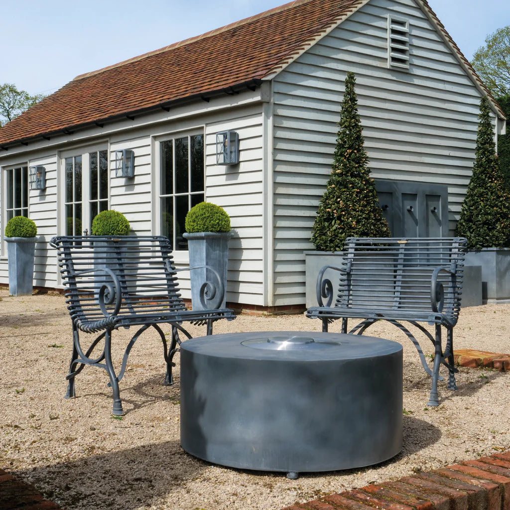 Zinc Bio Ethanol Fire Table - Spa Living