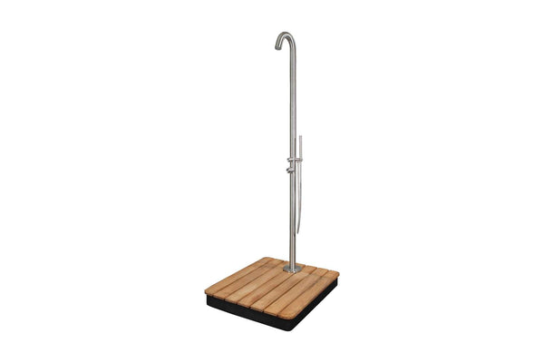 Lagoon Freestanding Outdoor Shower [Stainless] Cane-Line - Spa Living 