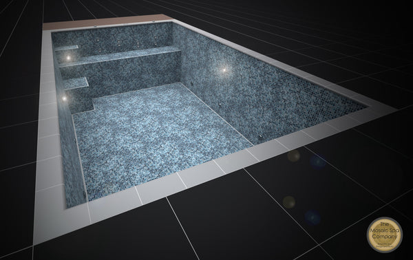 Mosaic Infinity Swim Spa Pool [6]        Purchase Finance available - Spa Living 