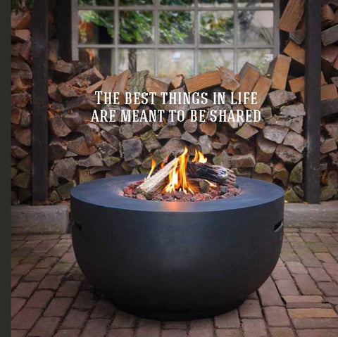 Cocoon Table Fire Bowl, Outdoor Fires and Fire Pits - Spa Living 