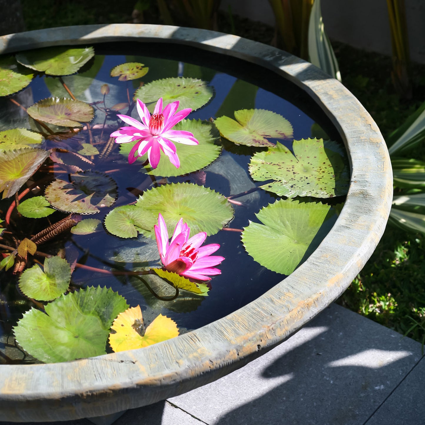 Outdoor Bowl Water Feature - Spa Living