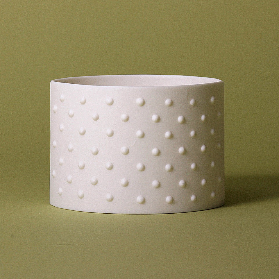 Dotty Porcelain Tea Light Holder, Lighting, Spa Living - Spa Living