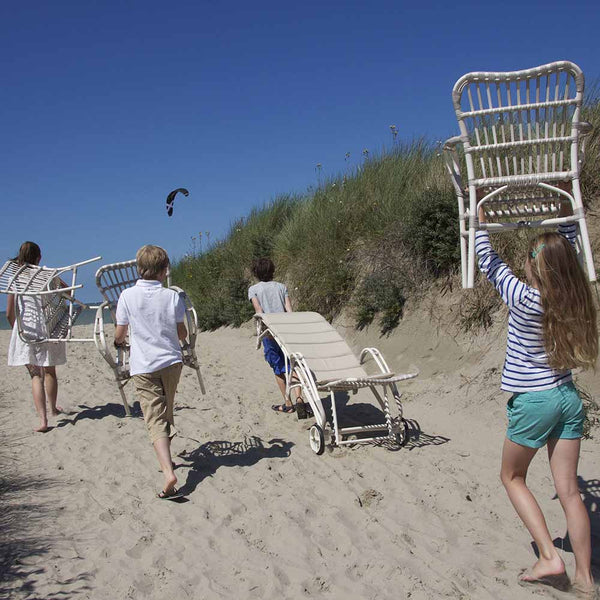 Lucy Poolside Lounger, Vincent Sheppard, Outdoor Spa Furniture - Spa Living