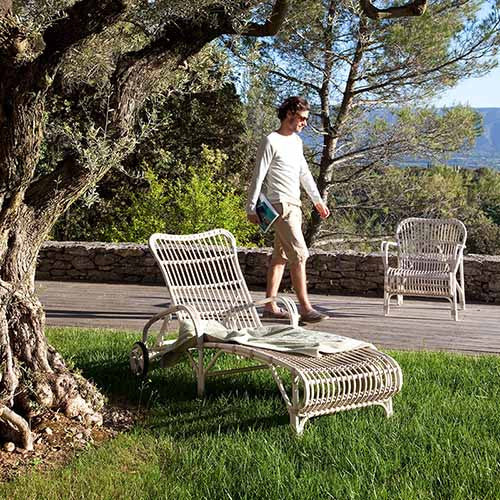 Lucy Poolside Lounger, Vincent Sheppard, Outdoor Spa Furniture - Spa Living