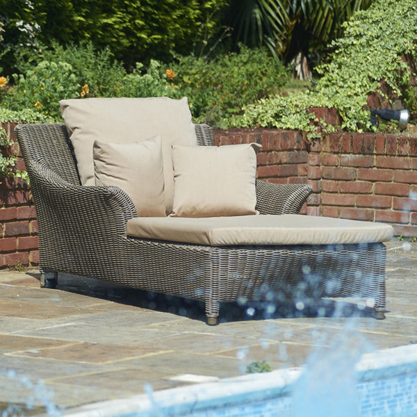 Kensington Single Day Bed Outdoor Garden Lounger - Spa Living 