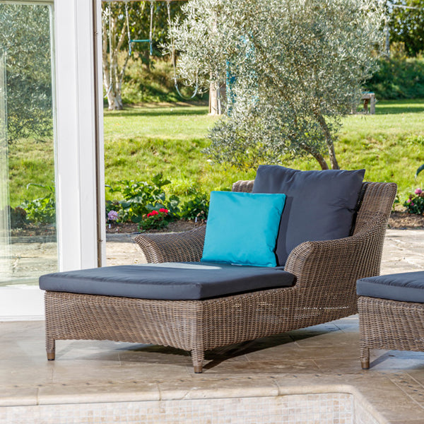Kensington Single Day Bed Outdoor Garden Lounger - Spa Living