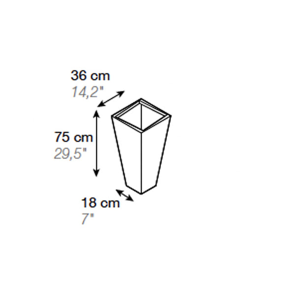 Tulum Planter - Spa Living