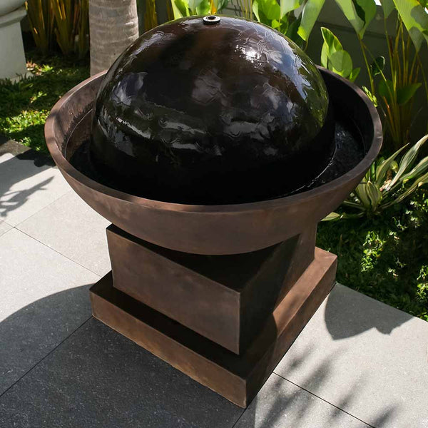 Volcano Fountain, Large Water Feature, Outdoor Living - Spa Living 