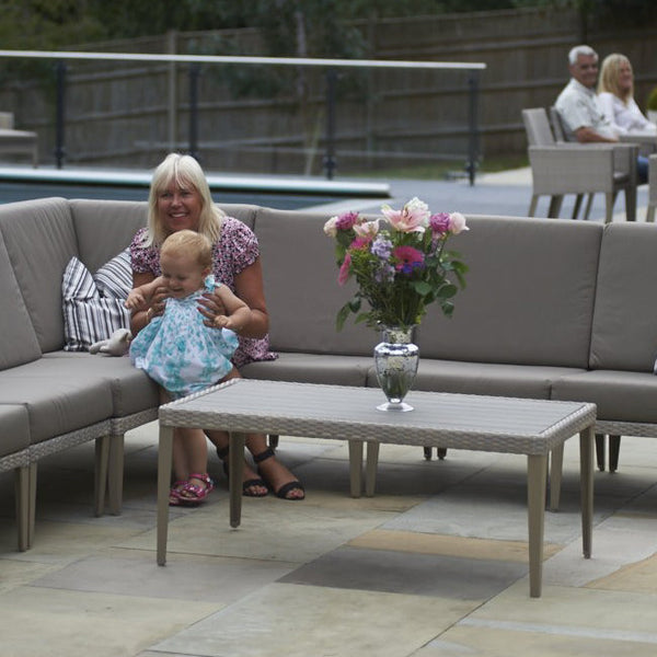 Hampstead Outdoor Rattan Coffee Table - Spa Living