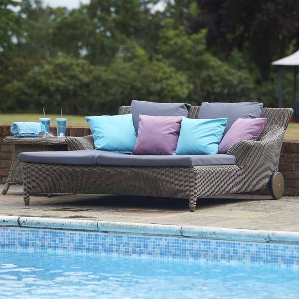 Double Day Bed,Valentine, Outdoor Garden Lounger - Spa Living 