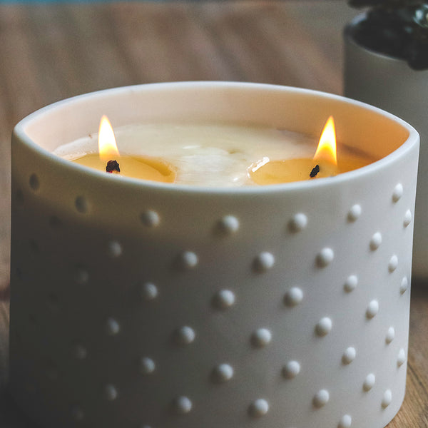 Porcelain Fragranced Candle - Spa Living