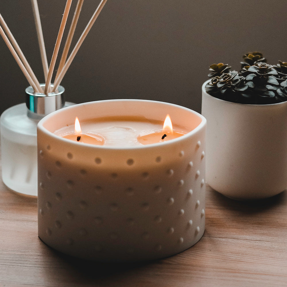 Porcelain Fragranced Candle - Spa Living