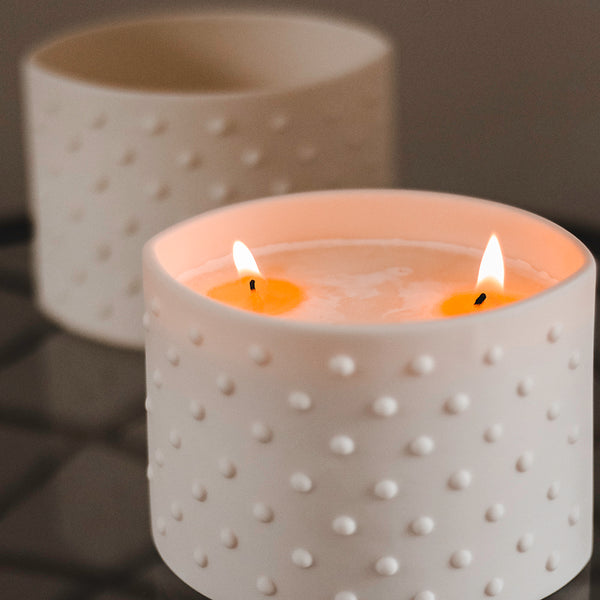 Porcelain Fragranced Candle - Spa Living