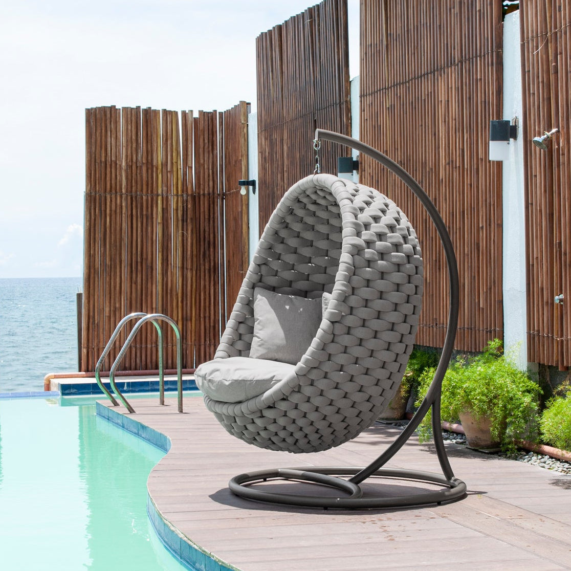 Weaver Giant Egg Chair & Cushions - Spa Living 