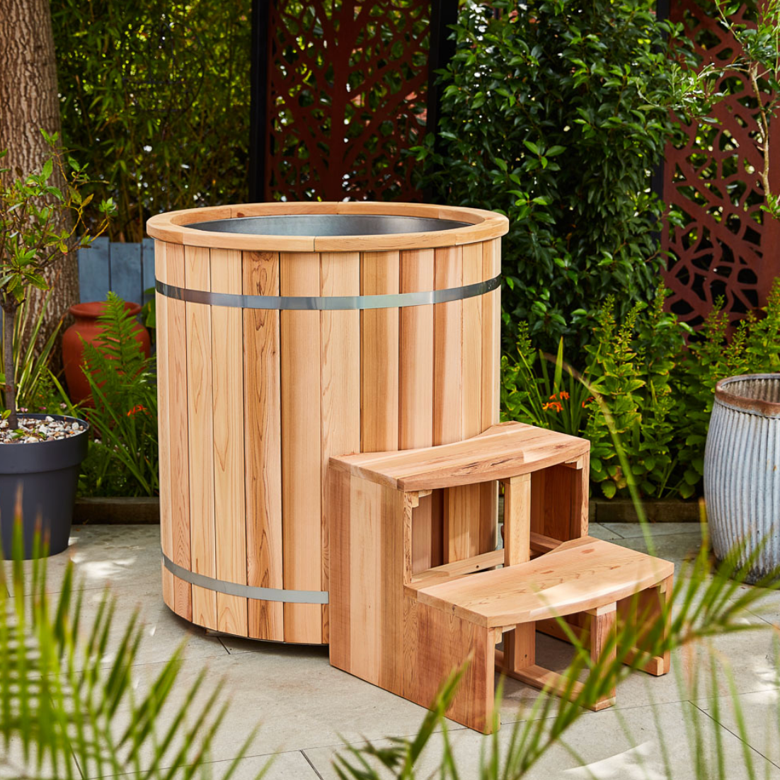 Wooden Plunge Tub & Ice Bath (1 person) - Spa Living 