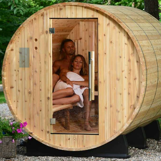 Princeton Barrel Outdoor Sauna - Spa Living 