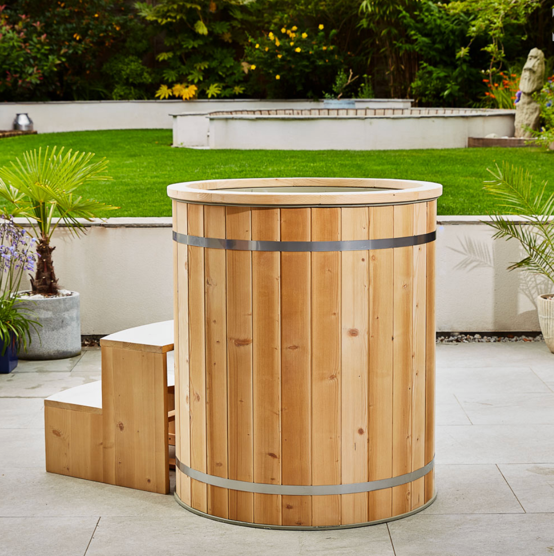 Wooden Plunge Tub & Ice Bath (1 person) - Spa Living 