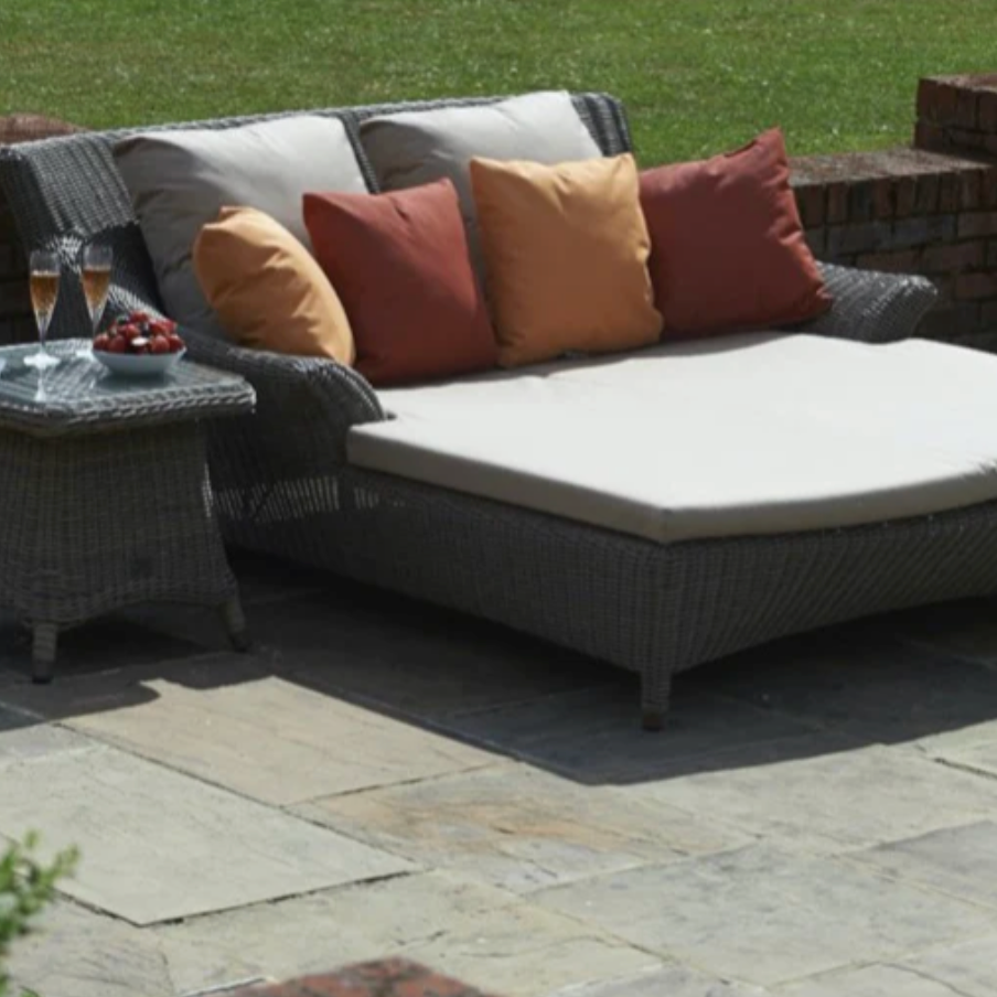 Kensington Double Day Bed & Cushions - Spa Living 