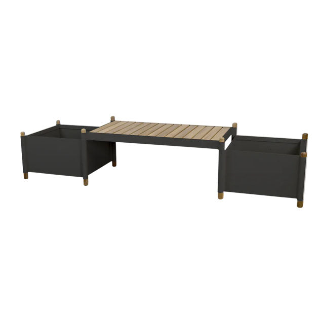 Sticks Bench with Planters - Spa Living 