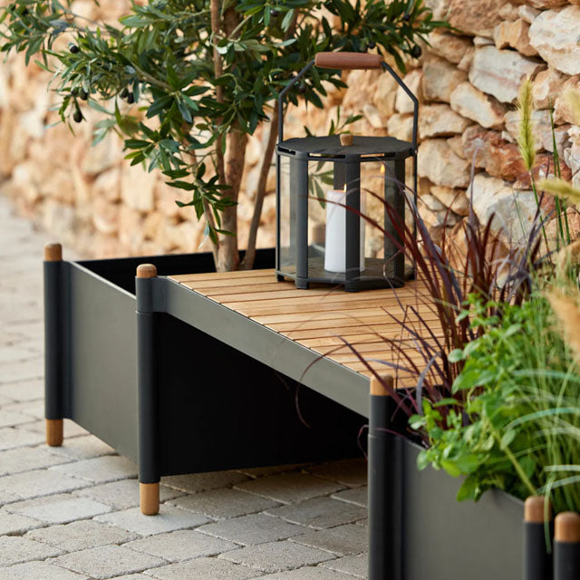 Sticks Bench with Planters - Spa Living 