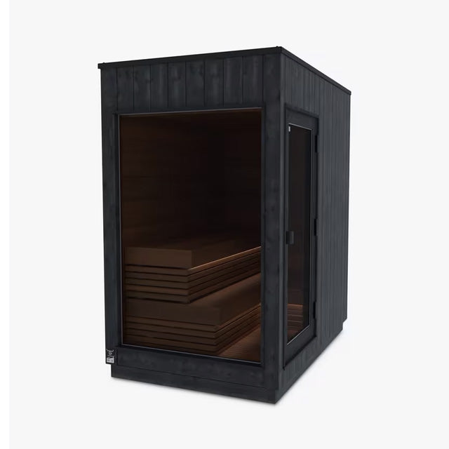 FinVision Electric Nordic Misty Sauna, Small, Black