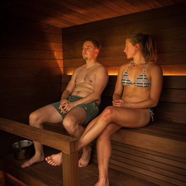 FinVision Electric Nordic Misty Sauna, Large, Black