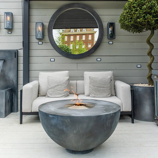Zinc Bio Ethanol Fire Table