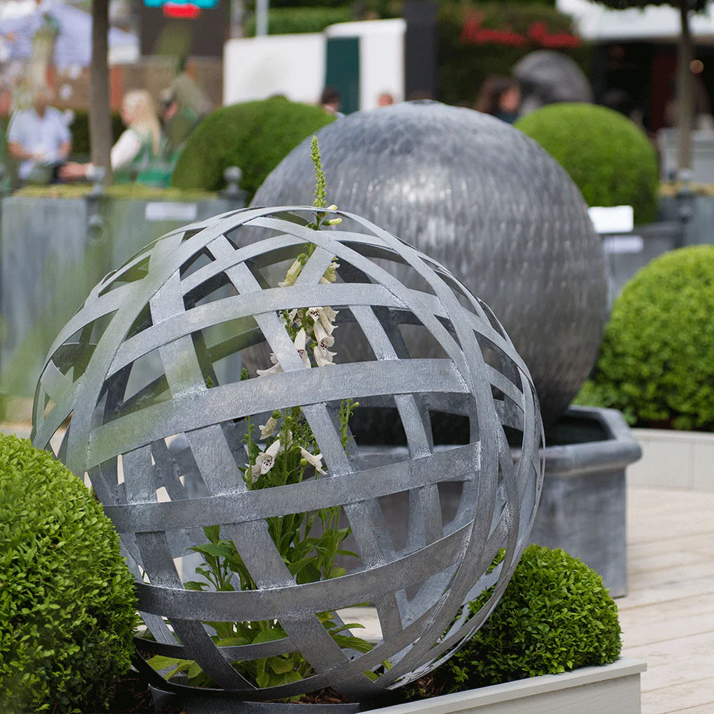 Lattice Sphere Sculptures - Spa Living 