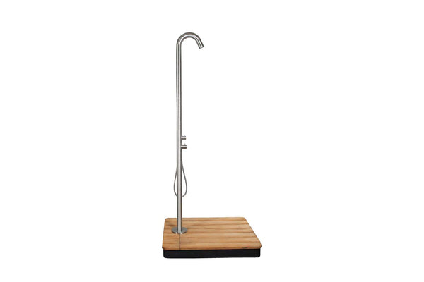 Lagoon Freestanding Outdoor Shower [Stainless] Cane-Line - Spa Living 