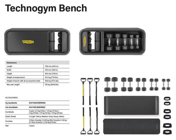 Core Technogym Bench - Spa Living 