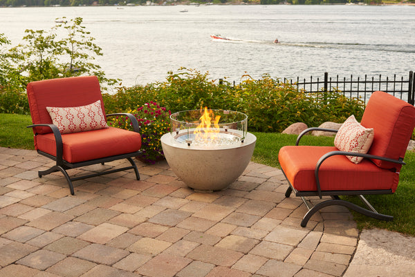 Domo Cove Concrete Outdoor Fire Bowl - Spa Living 