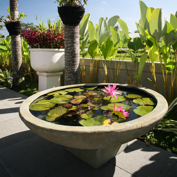 Outdoor Bowl Water Feature - Spa Living 