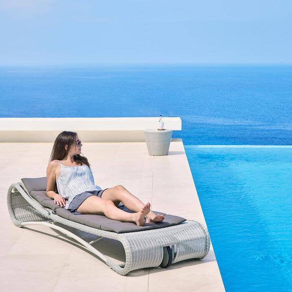 Escape Sun Bed Lounger [inc. cushion] Cane-Line - Spa Living 