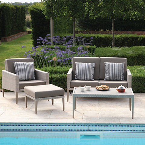 Hampstead Rattan Outdoor Two Seater Sofa, Outdoor Garden Furniture - Spa Living 
