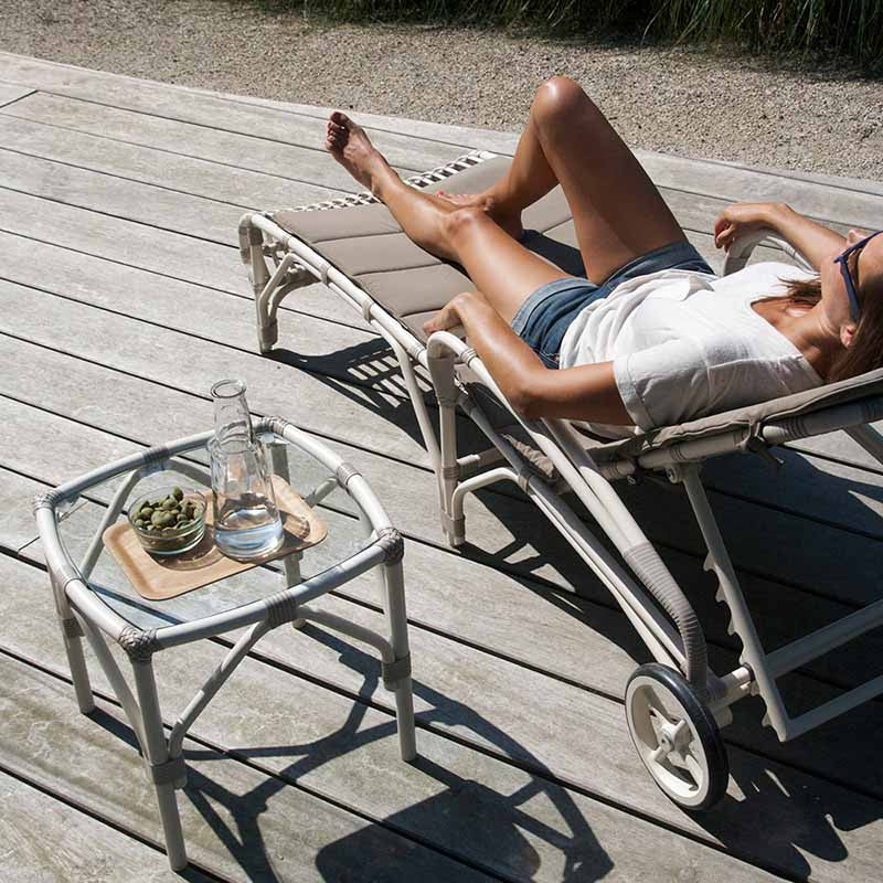 Lucy Poolside Lounger, Vincent Sheppard, Outdoor Spa Furniture - Spa Living 