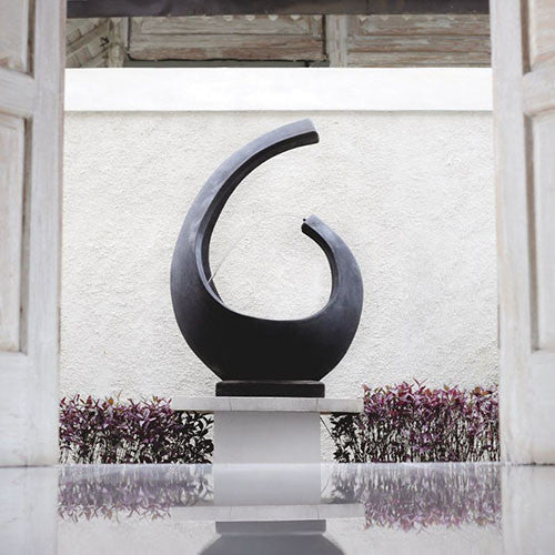 Noosa Fountain Cast Iron Modern Water Feature. - Spa Living 