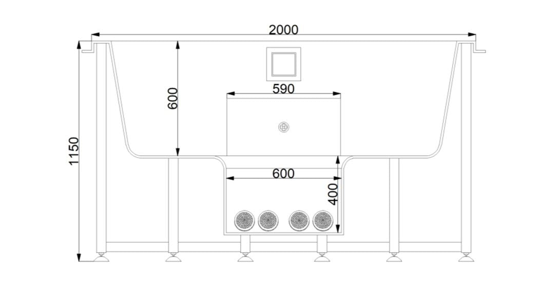 Mosaic Round Vitality Spa Pool [4 Person] - Spa Living 