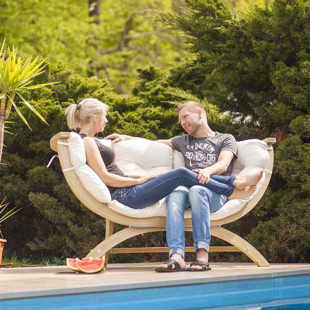Sienna Due Sofa Outdoor Garden Furniture - Spa Living 