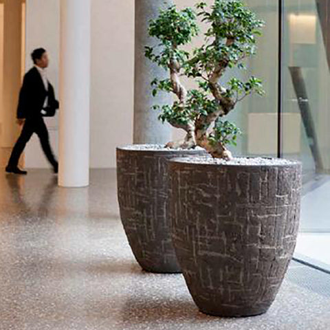 Sgraffito Planter - Spa Living 