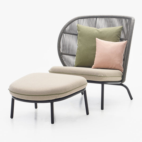 Kodo Lounger with Footstool + Side Table [Vincent Sheppard]