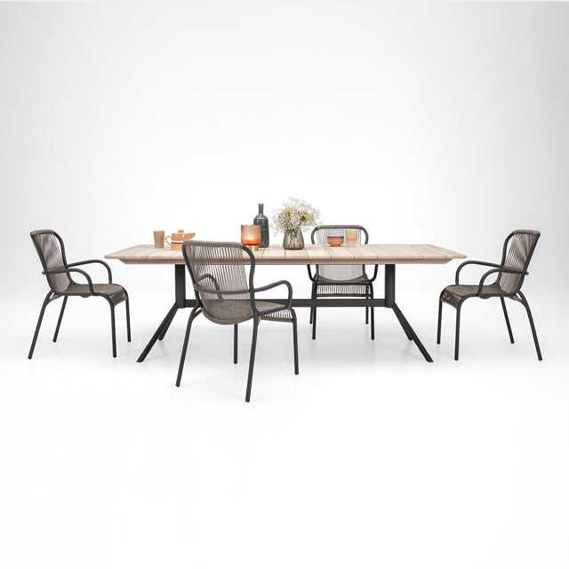 Loop Dining Set  for 6 - Spa Living 