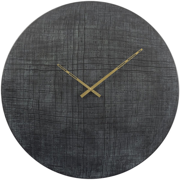 Hue Black & Green Wall Clock - Spa Living 