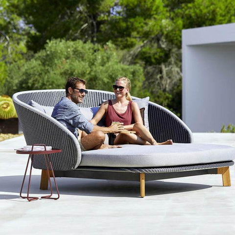 Peacock Double Daybed Lounger [Cane-Line] - Spa Living 