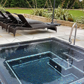 Mosaic Square Vitality Pool [5 Person] - Spa Living 